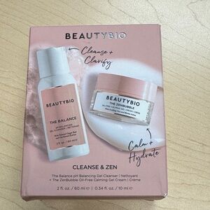 BeautyBio Cleanse & Zen Skincare Set - Pink